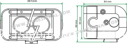 Single Row off Road LED Light Bar (SC10-8)